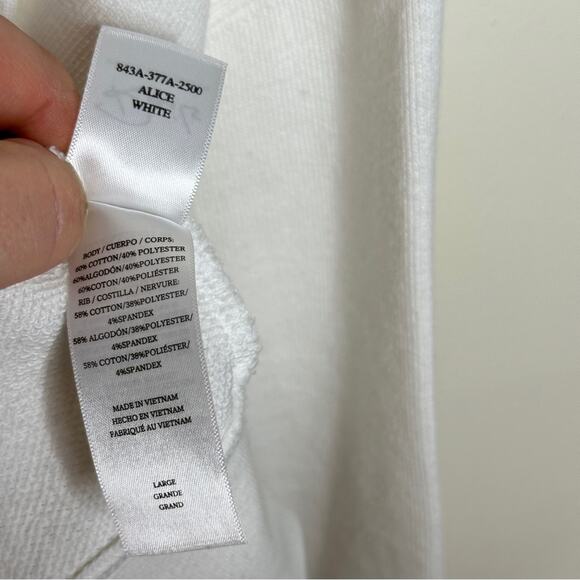 RAILS Alice Eyelet Embroidered Sweatshirt White {SS51} - Picture 8 of 8